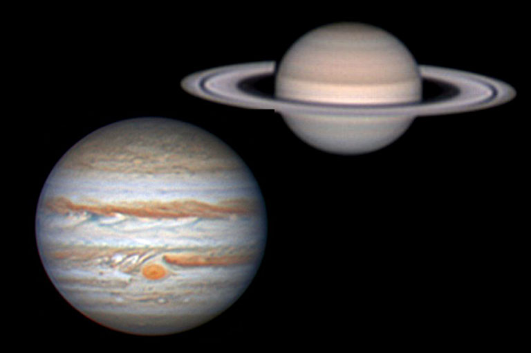 Jupiter i Saturn